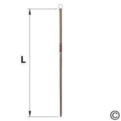 Manico in legno per scopa per cantoniere