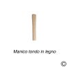 Manico in legno per scopa per cantoniere