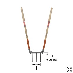 Vangatrice manuale 3 denti